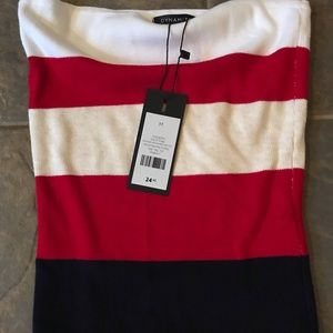 Dynamite, knit tube top.